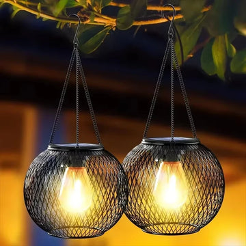 Solar Lantern Outdoor – Waterproof Hanging Garden Light