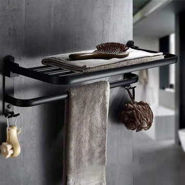 Foldable Bathroom Rack – Space Aluminum