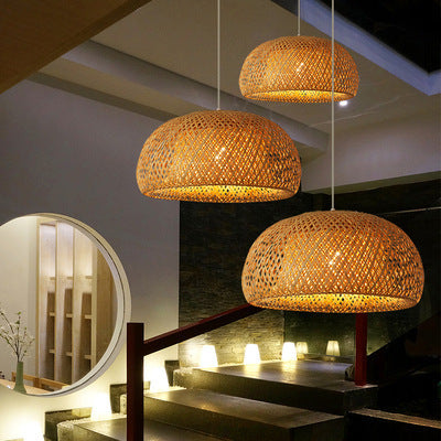 Japanese Style Bamboo Pendant Lamp