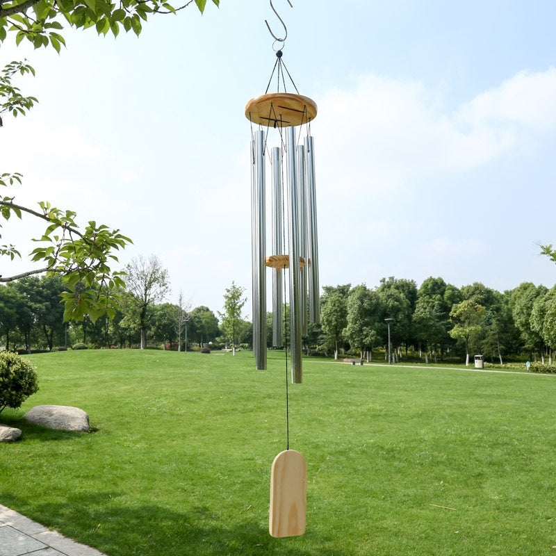 Solid Wood Wind Chimes – Outdoor Garden Decoration