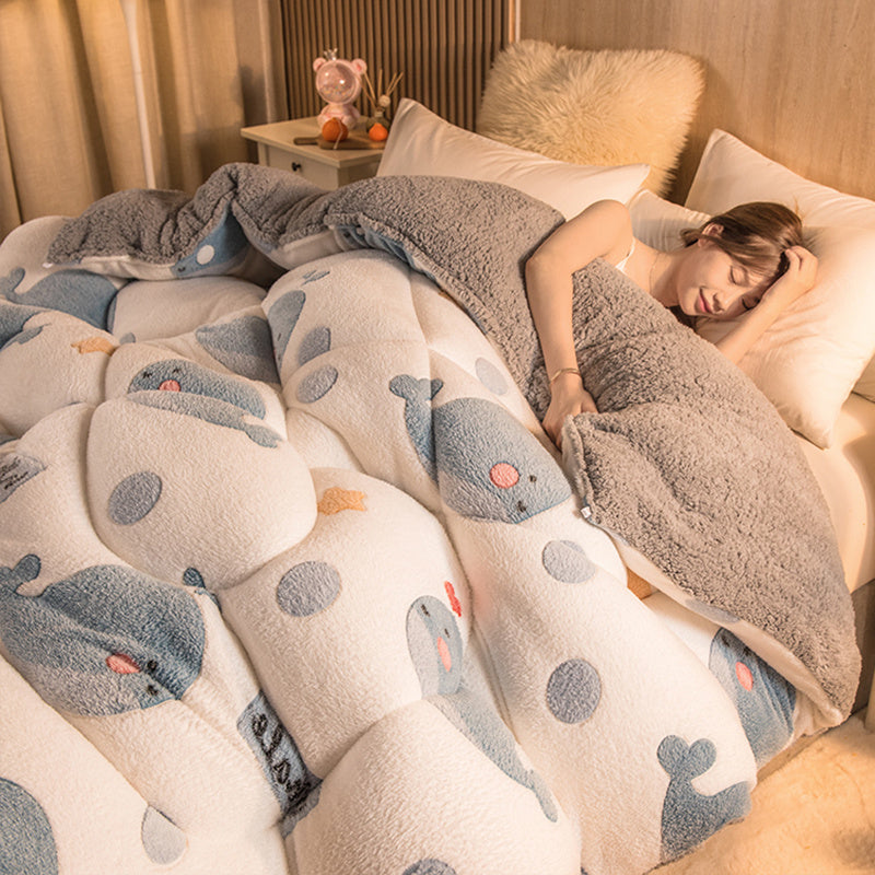 Warm Bedding Quilt – Super Thick Winter Duvet for Bed