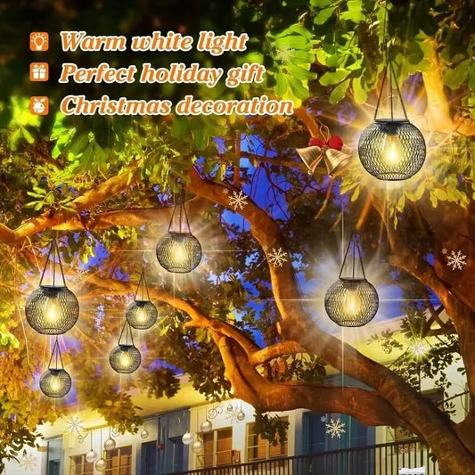 Solar Lantern Outdoor – Waterproof Hanging Garden Light