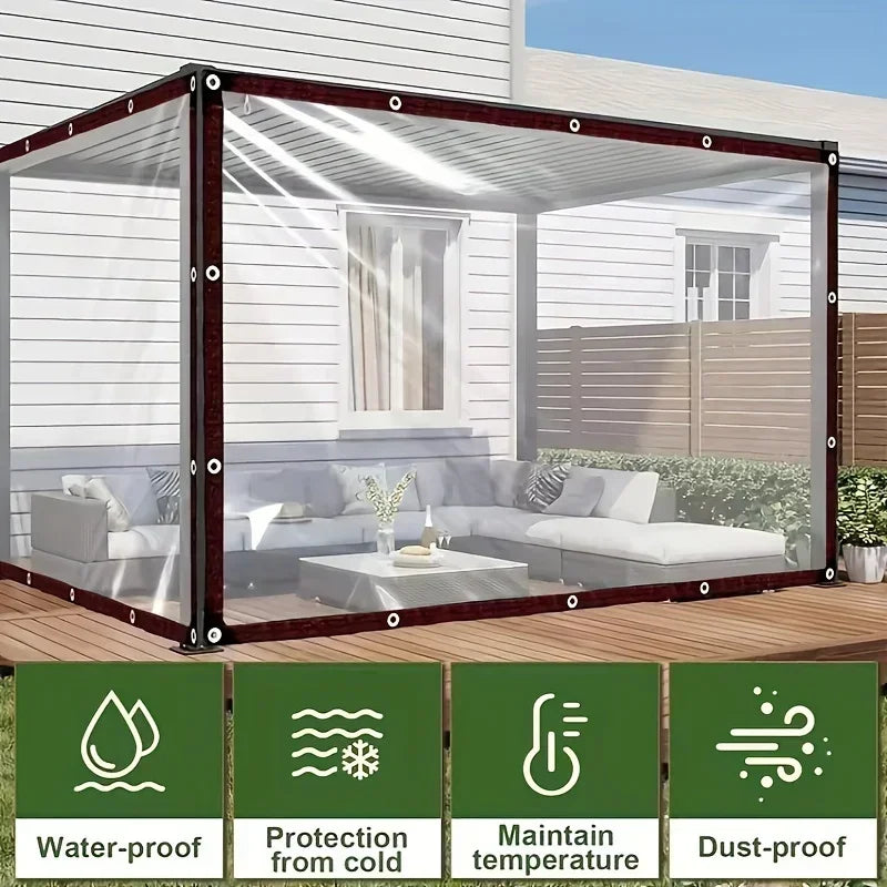 Clear Waterproof Garden Tarp