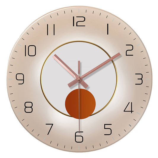 Modern Silent Glass Wall Clock